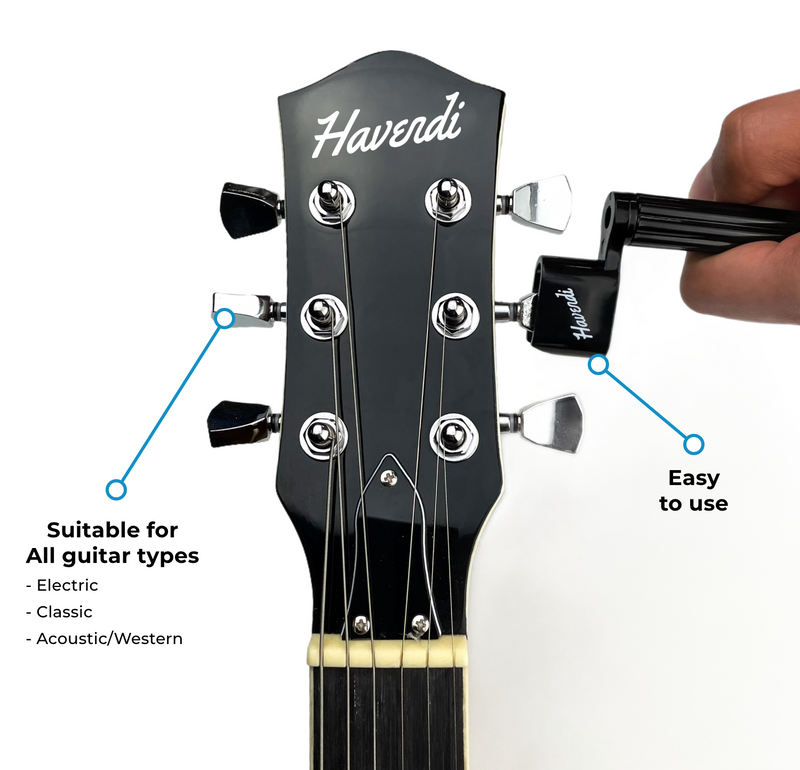 Havendi® Saitenkurbel für Gitarren – havendi
