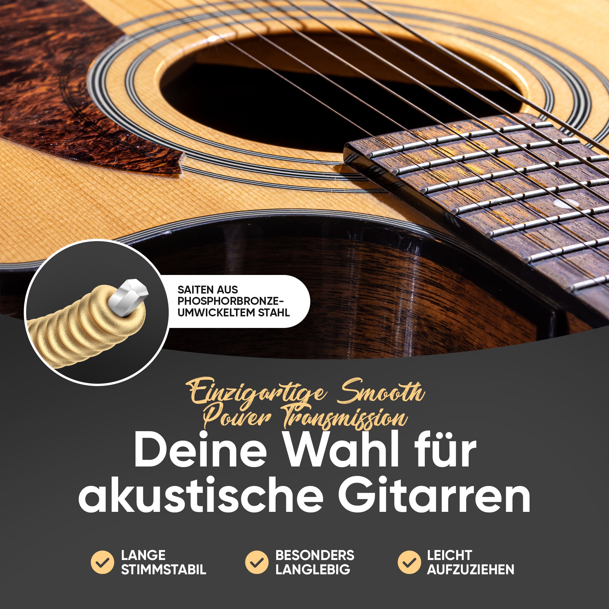 Guitar strings western guitar for acoustic guitar